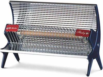 Bajaj j Flashy 1000 Watts Radiant Room Heater (Steel) Halogen Room Heater