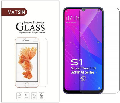 Vatsin Tempered Glass Guard for Vivo Z1X, Vivo S1(Pack of 1)
