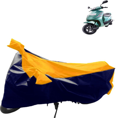 aksmit Two Wheeler Cover for Mahindra(Kine, Blue, Yellow)