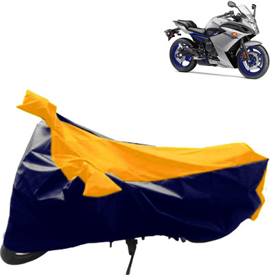 aksmit Two Wheeler Cover for Yamaha(RX 100, Blue, Yellow)