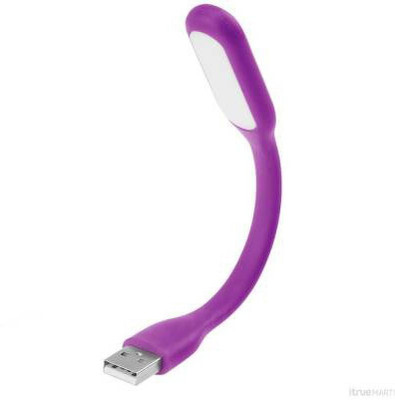 Sunflash Portable and Flexible USB LED Light Lamp for Notebook, Laptop, Power Bank Led Light USB Flash Drive GVYU57 Led Light(Purple)
