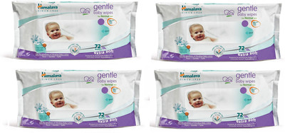 HIMALAYA For Normal Skin, ( Pure,Gentle,Safe ) Combo Pack-72 X 4 =288pcs.(4 Wipes)