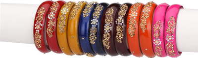 1st Time Glass Bangle Set(Pack of 12)
