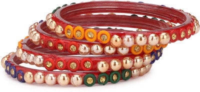 AFAST Glass Bangle Set(Pack of 4)