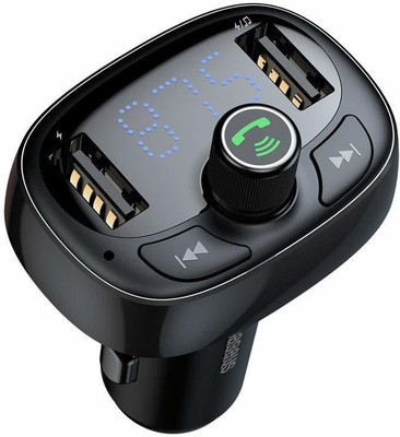 Cospex 17 W Turbo Car Charger(Black, With USB Cable)