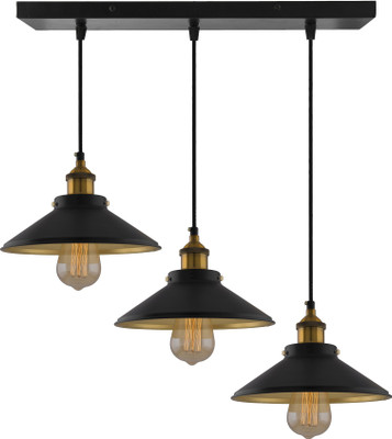 Homesake Pendants Ceiling Lamp(Black, Gold)