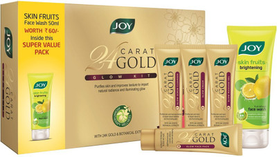 10% OFF on Joy 24K Gold Glow Facial Kit(105 g) 10% OFF on Joy 24K Gold Glow Facial Kit(105 g)