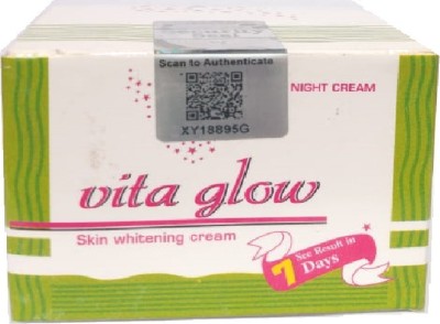 vita glow Skin Fairness And Glow Night Cream With Security Seal(30 g)