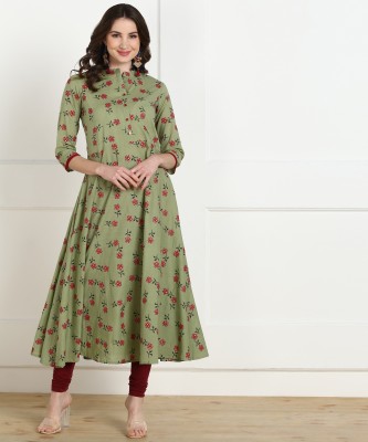 Buy Exclusive Classic Pure Cotton Kurtis In Navy Blue at Rs. 1079 online  from Fashion Bazar fancy kurtis : FFSVGV20NB