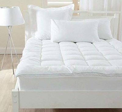 Flipkart SmartBuy Elastic Strap King Size Stretchable, Waterproof Mattress Cover(White)