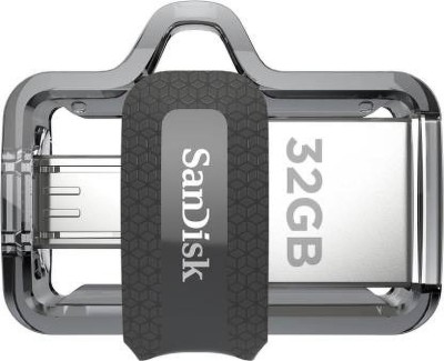 SanDisk dual 32 single 32 GB OTG Drive(Grey, Type A to Micro USB)
