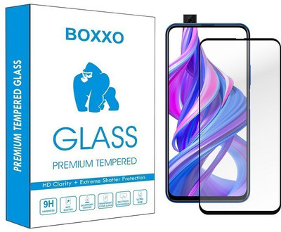 Boxxo Edge To Edge Tempered Glass for Honor 9X(Pack of 1)