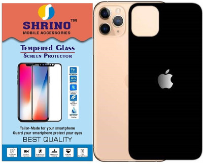SHRINO Edge To Edge Tempered Glass for Shrino Compatible for iPhone 11 Pro Tempered Glass Back case Friendly 3D Tempered Glass Screen Protector for i11 pro (Black)(Pack of 1)