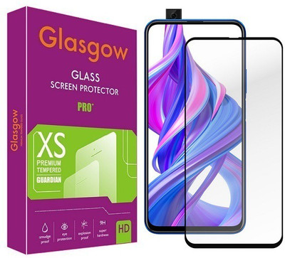 Glasgow Edge To Edge Tempered Glass for Honor 9X, Honor 9X Pro(Pack of 1)