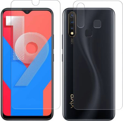 Yoox Front and Back Screen Guard for Vivo Y19(Pack of 2)
