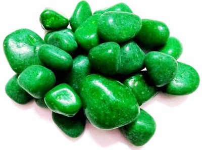 Green Plant indoor Aqubig03 Polished Round Marble Stone(Green 2 kg)