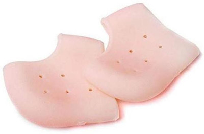 HSA Anti Heel Crack set for Pain Relief, Foot Care Support Pad Heel Support(Beige)