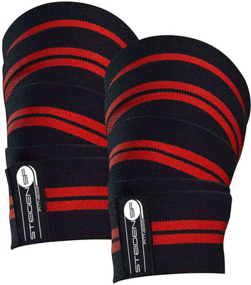 STEIGEN FITNESS Knee Wrap / Knee Support-Length 2 Meters Knee Support(Red, Black)