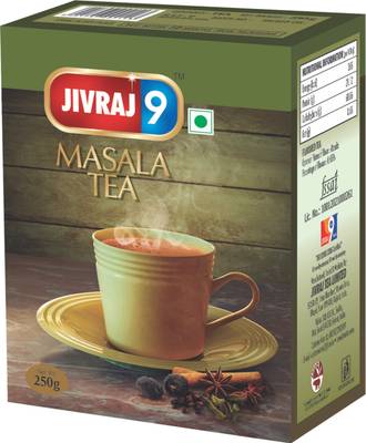 Jivraj Tea Limited JIVRAJ 9 MASALA TEA 250G Spices Masala Tea Box  (250 g)