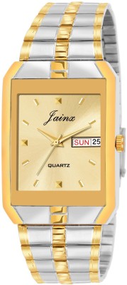 JAINX Day & Date Function Golden Premium Analog Watch  - For Men