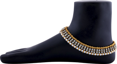 SILVER SHINE Alloy Anklet