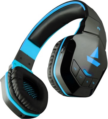 boAt Rockerz 510 Wireless Bluetooth On Ear Headphones with Mic (Furious Blue)
