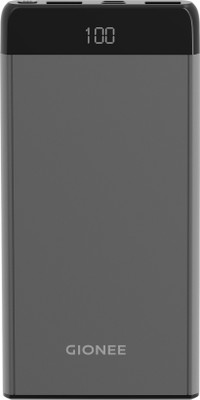 GIONEE 10000 mAh Power Bank (15 W, Fast Charging)(Grey/Gun Metal Grey, Lithium Polymer)