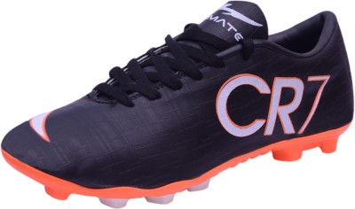 CR7 Juventus Ronaldo Studs Black & Red Studs Football Shoes For Men(Navy)