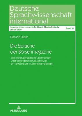Die Sprache der Boersenmagazine(German, Hardcover, Puato Daniela)