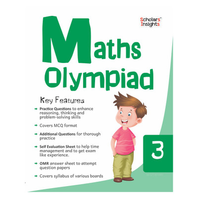 Scholars Insights Maths Olympiad Grade 3(English, Paperback, Ambika N. Singla)