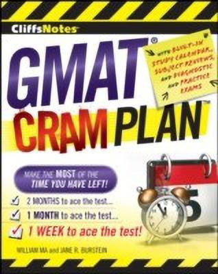 CliffsNotes GMAT Cram Plan(English, Paperback, Ma William)