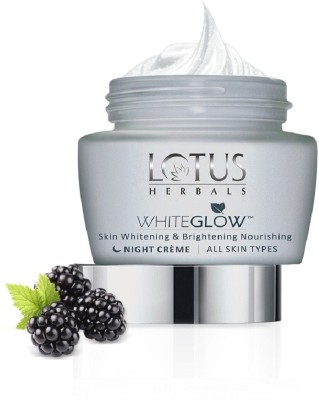 LOTUS HERBALS Herbals WHITEGLOW Skin Whitening & Brightening Nourishing Night Cream(60 g)