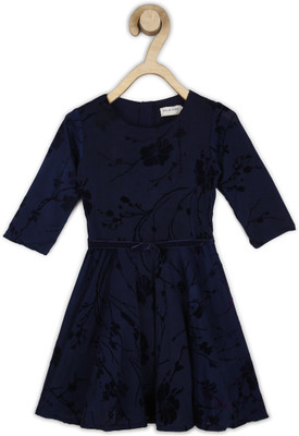 gini-jony-girls-above-knee-casual-dressdark-blue-34-sleeve