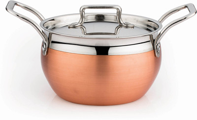 Pigeon neo Pot 16.51 cm diameter 1.5 L capacity with Lid(Stainless Steel)