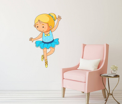 Littlebuds 70 cm Little Girl Removable Sticker(Pack of 1)