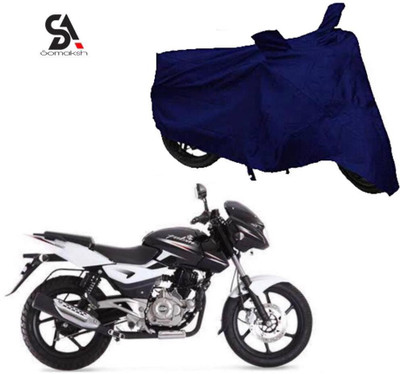somaksh Two Wheeler Cover for Bajaj(Pulsar 180 DTS-i, Blue)