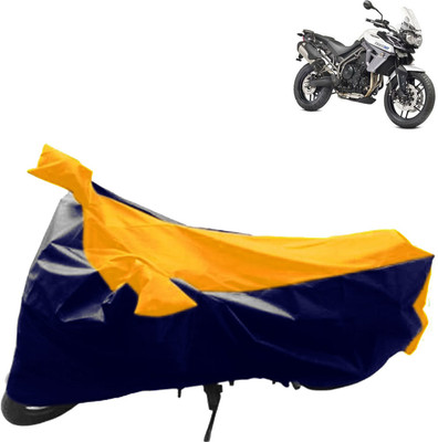 VOCADO Two Wheeler Cover for Triumph(Tiger 800 XR, Blue, Yellow)