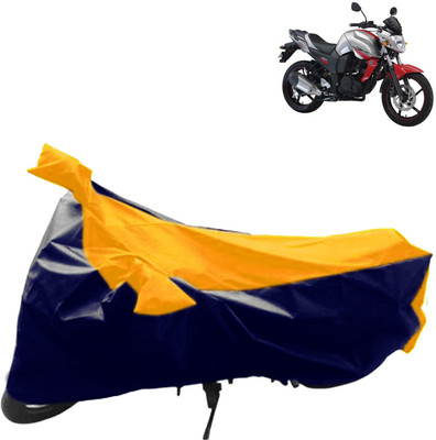 aksmit Two Wheeler Cover for Yamaha(FZ-S, Blue, Yellow)