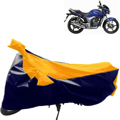 aksmit Two Wheeler Cover for Hero(CBZ TYPE 1, Blue, Yellow)