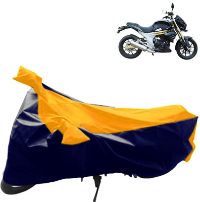 aksmit Two Wheeler Cover for Mahindra(Mojo, Blue, Yellow)