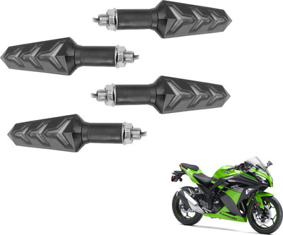 MOCKHE Front, Rear LED Indicator Light for Kawasaki Ninja(Yellow)