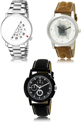 REMIXON New latest Designer Combo of 3 Analog Watch  - For Men