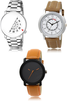REMIXON New latest Designer Combo of 3 Analog Watch  - For Men