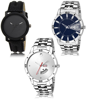 SWIFFIN New latest Designer Combo of 3 Analog Watch  - For Men