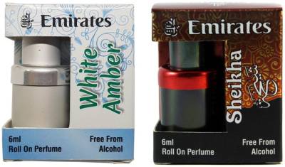 Emirates White Amber - Sheikha Long Lasting Combo Floral Attar Floral Attar