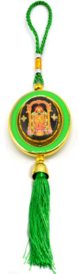 faynci Pawanputra Hanuman/Maruti with Tirupati Balaji Rounded Green Religious Double Sided Car Rearview Mirror Hanging Ornament/Interior Wall Hanging Showpiece for good luck Car Hanging Ornament(Pack of 1) faynci Pawanputra Hanuman/Maruti with Tirupati Balaji Rounded Green Religious Double Sided Car Rearview Mirror Hanging Ornament/Interior Wall Hanging Showpiece for good luck Car Hanging Ornament(Pack of 1)