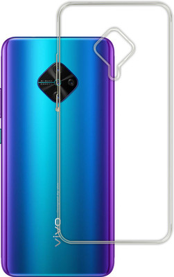mobom Back Cover for Vivo S1 Pro(Transparent, Dual Protection, Silicon, Pack of: 1)