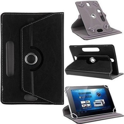 Cutesy Flip Cover for Lenovo Tab 4 Plus 8 inch(Black, Cases with Holder, Pack of: 1)