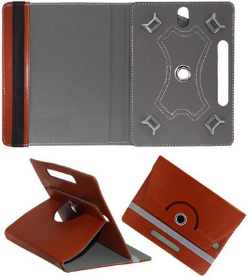 Cutesy Flip Cover for Iberry Bt07 7inch Bt-07 7.0 (Brown, Cases with Holder)