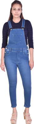 FCK-3 Women Blue Dungaree